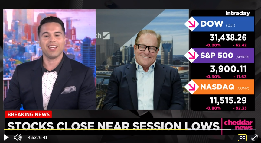 CapWealthMgt's tweet photo. @timpagliara joins @cheddar News' Closing Bell to discuss session lows: https://t.co/FkeML5BceG https://t.co/oV1zlcZLq2