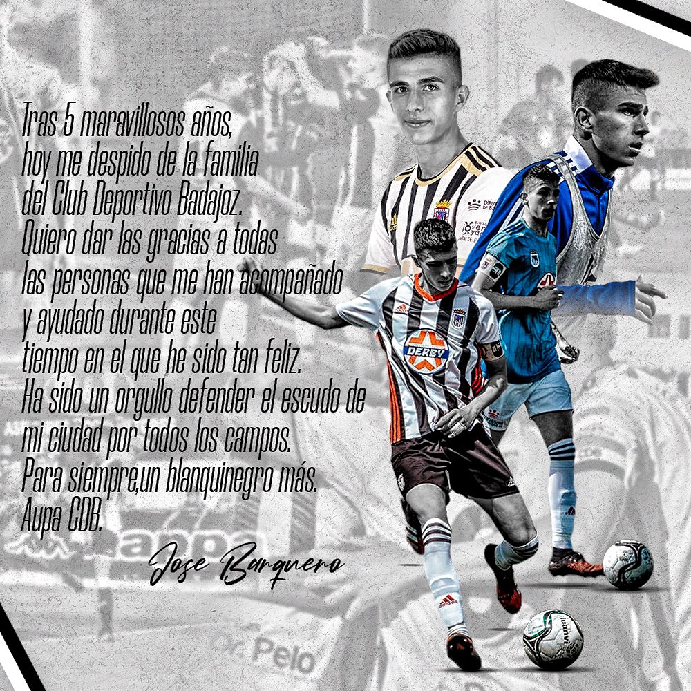 JoseBarquero5's tweet photo. GRACIAS🤍🖤 @CDBadajoz https://t.co/n7Mc4s24Ms