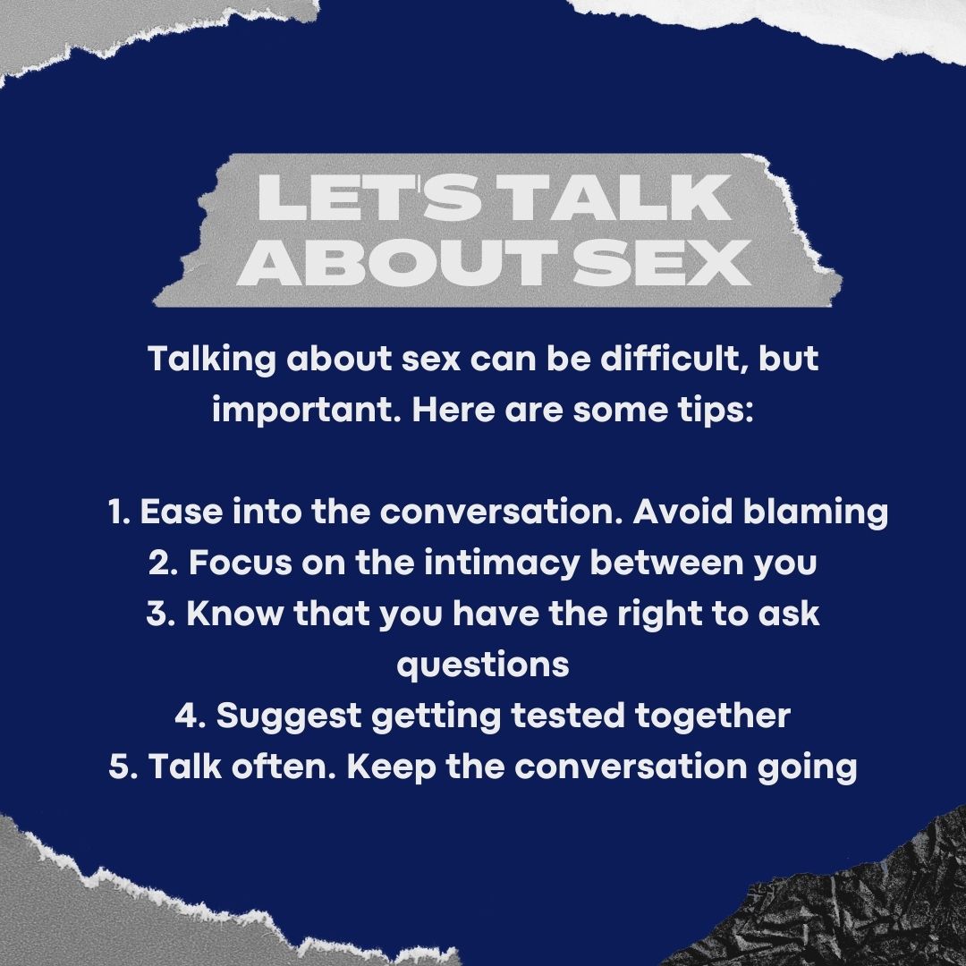 Let's end the stigma around sex - have the conversation. Remember to use positive and affirming language, and educate yourself and others around you about healthy sex communication