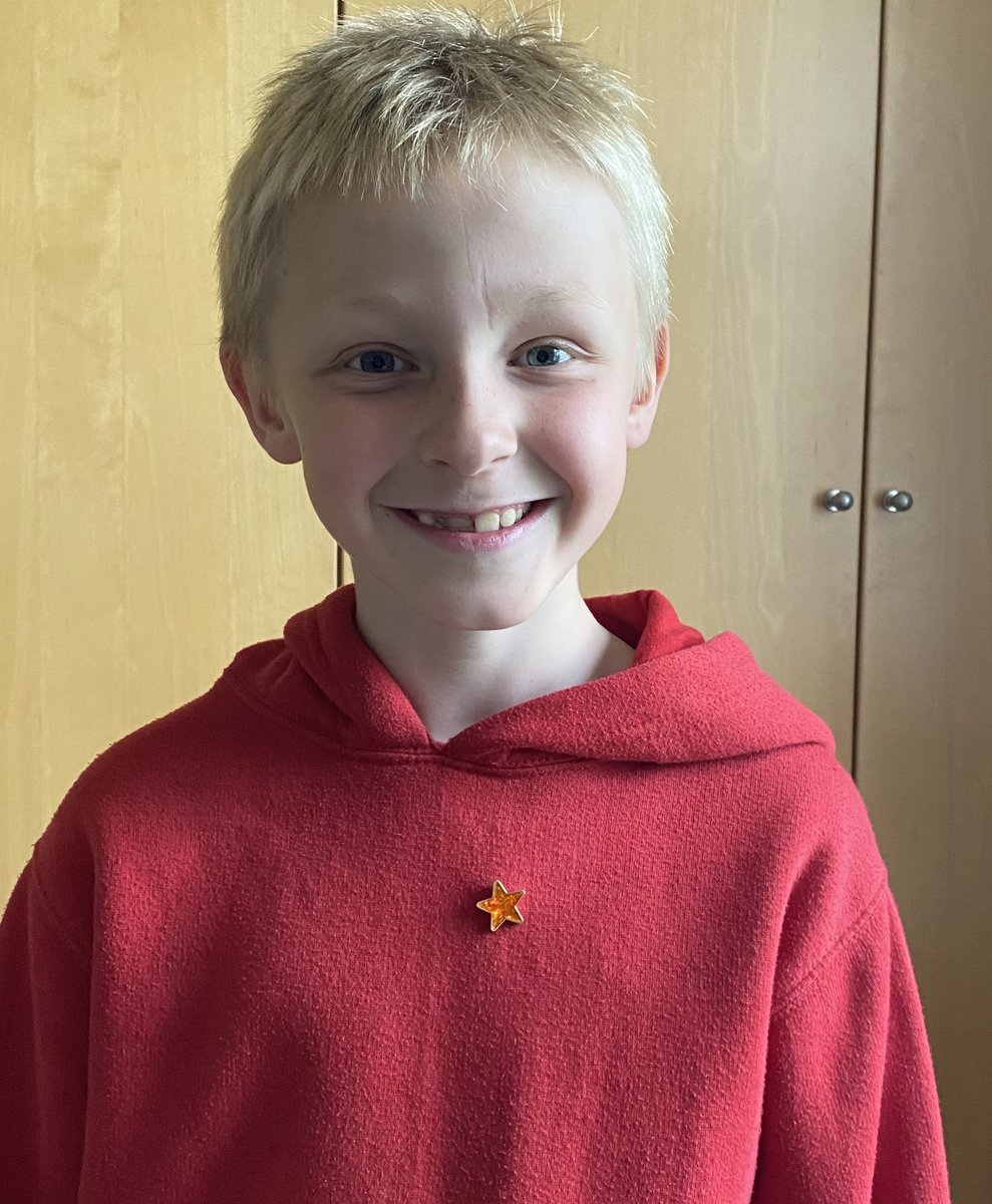 Jennife00985705's tweet photo. So proud of S for getting his orange maths badge. He’s worked super hard. @OrmistonPrimary @randommonstert https://t.co/FXHoD5Mrhv