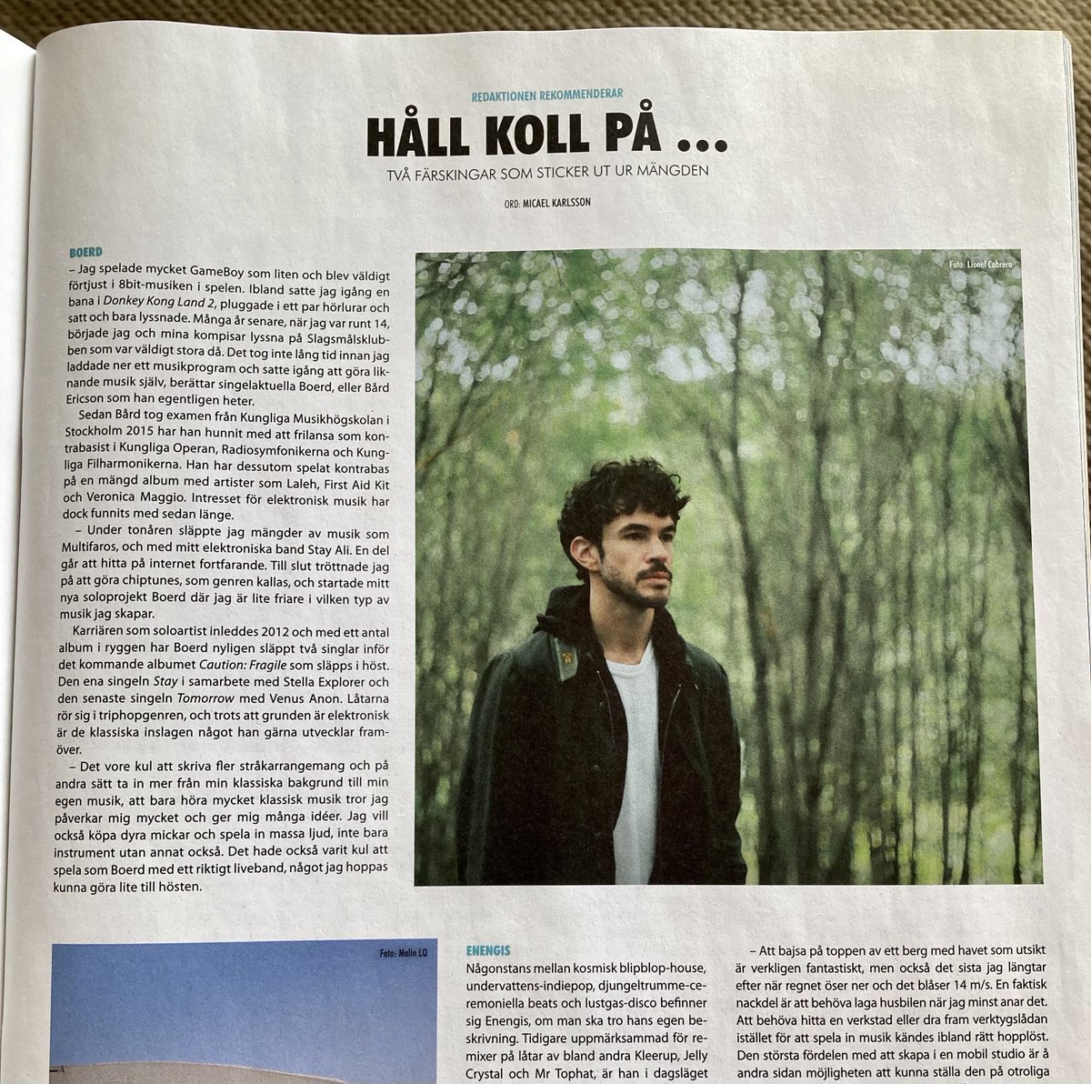 Little interview in swedish magazine <a href="/GAFFA_se/">GAFFA.se</a>!