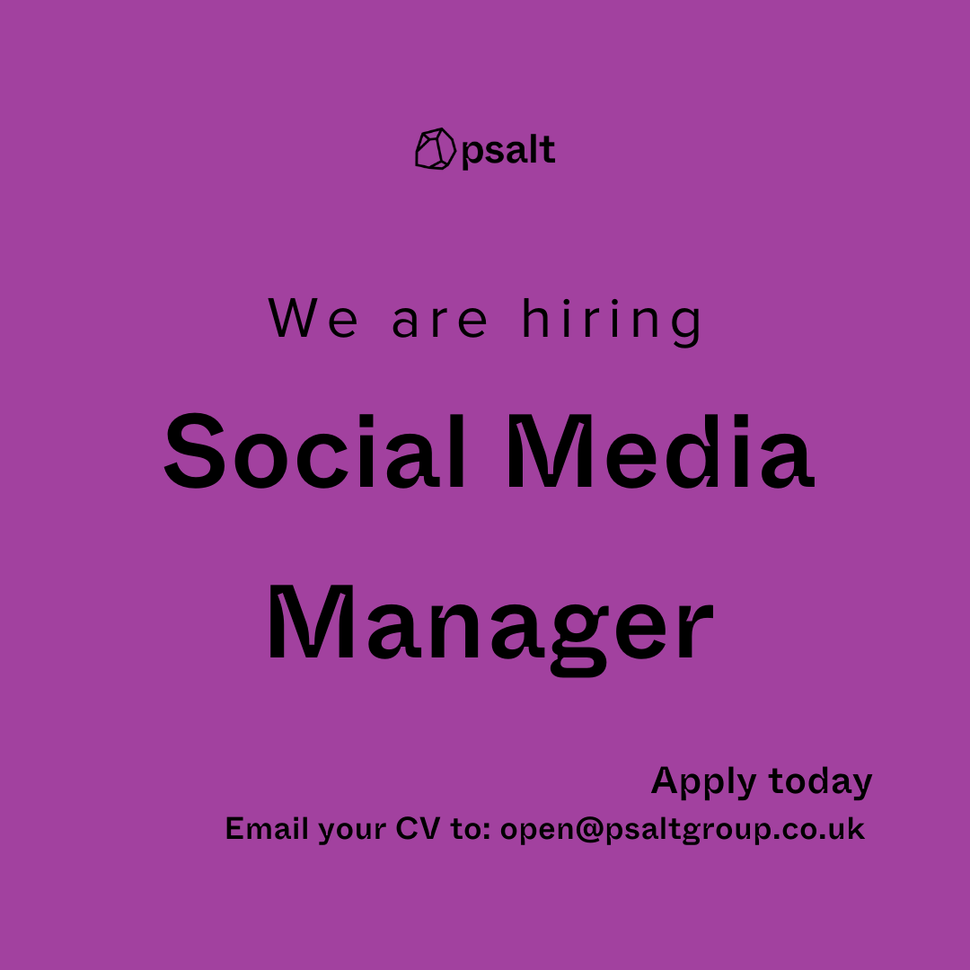 Our team is growing and we need you. 

Psalt is currently hiring for a Social Media Manager, if you’re suitable or know anyone who is apply and share this post widely. 

We look forward to reading your applications 

Apply using this link: linkedin.com/jobs/view/3146… 

#jobalert