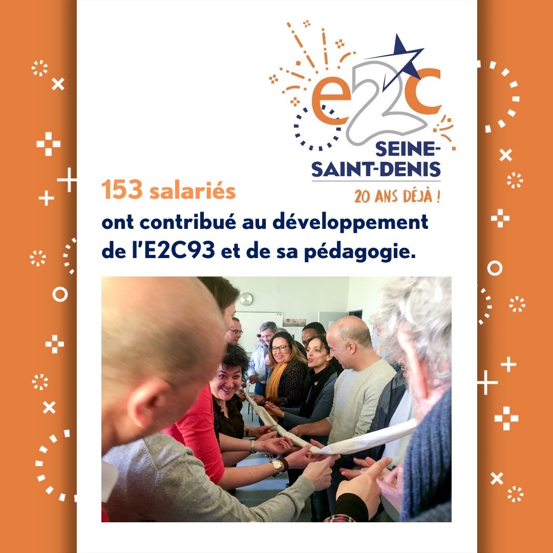 E2C_93's tweet photo. 🎈 𝗟’𝗘𝟮𝗖 𝟵𝟯 𝗳𝗲̂𝘁𝗲 𝘀𝗲𝘀 𝟮𝟬 𝗮𝗻𝘀 : 𝗲𝗻 𝗰𝗵𝗶𝗳𝗳𝗿𝗲𝘀 🎈

Depuis 20 ans, l’@E2C 93 montre son engagement et sa détermination à donner une deuxième chance à ces jeunes, nos valeurs : tolérance, confiance et professionnalisme. 
#emploi #insertion
#formation https://t.co/x4kZasHzom