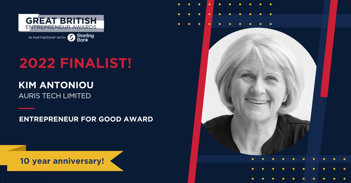 We are super proud of our CEO/Founder @KimPAntoniou for being selected as a finalist in the @EntrepreneursGB awards, Entrepreneur for Good! 🎉 Big thank you to all of the highly esteemed judges and huge congratulations to all of the finalists. We are in good company 🙌 #GBEA