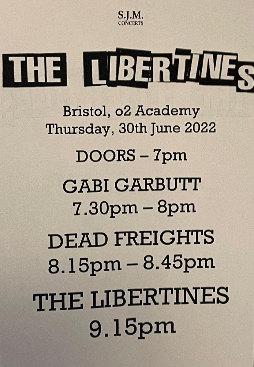 Libertines tweet media