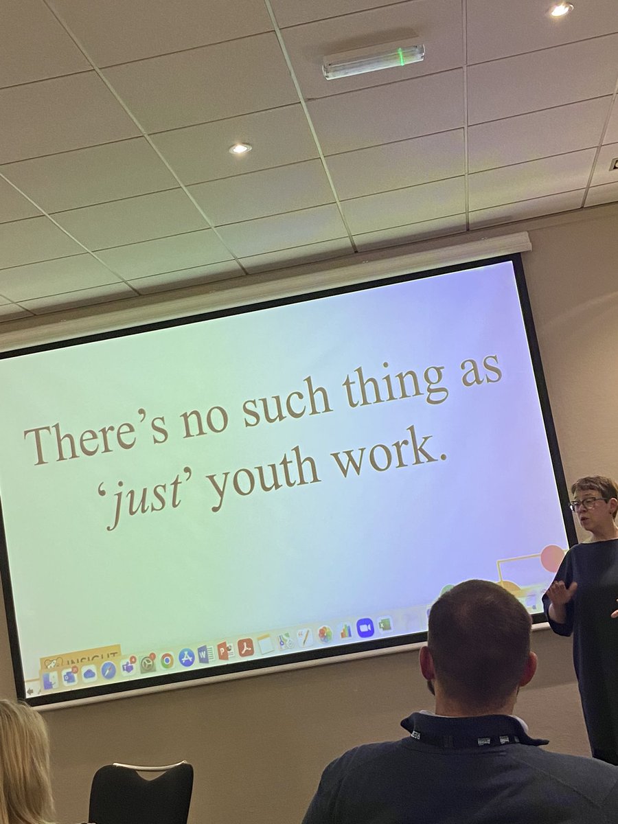 What a great statement to end on ❤️@ChiIdreninNeed @YouthLinkScot #youthworkmatters #youthworkchangeslives