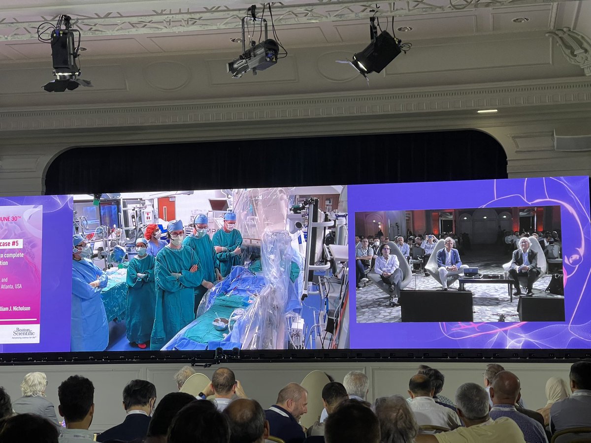 The Emory team + Kevin Croce looking great on camera from across the Atlantic at ML CTO 2022 @wjn_md @kevinjamescroce @leahmraj @PSandesara_MD @RinfretStephane