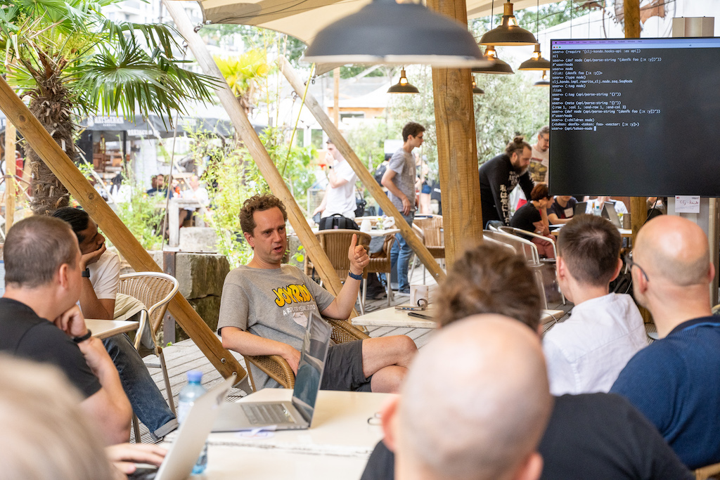 borkdude's tweet image. Some photos from the first ever #cljKondo conference workshop at @clojuredconf!
And many other nicer pics :) #clojure #clojured