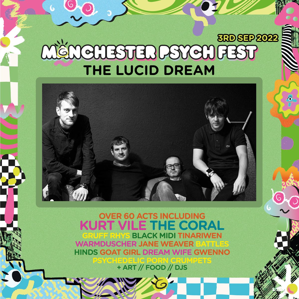 .<a href="/TheLucidDreamUK/">The Lucid Dream</a> takes the stage at Manchester Psych Fest on September 3rd 2022!

Info and Tickets here: manchesterpsychfest.com