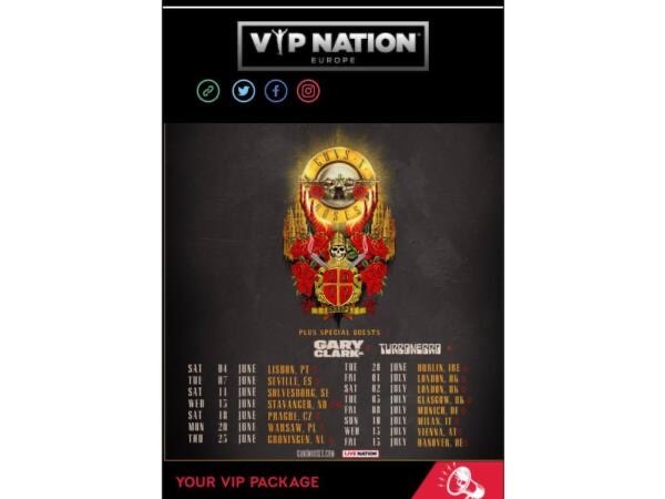 Guns N' Roses - VIP - Tottenham Hotspur Stadium, London gumtree.com/p/for-sale/gun…