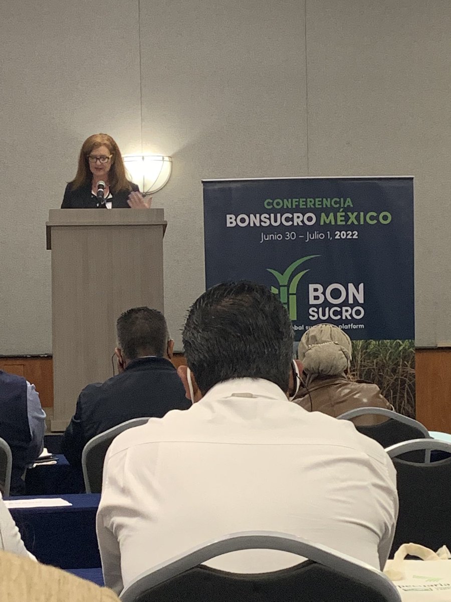 MSPMeredith's tweet photo. Sustainability is no longer a nice to have. -Danielle Morley, CEO of @Bonsucro #sugarcane https://t.co/Z3816yrnDo