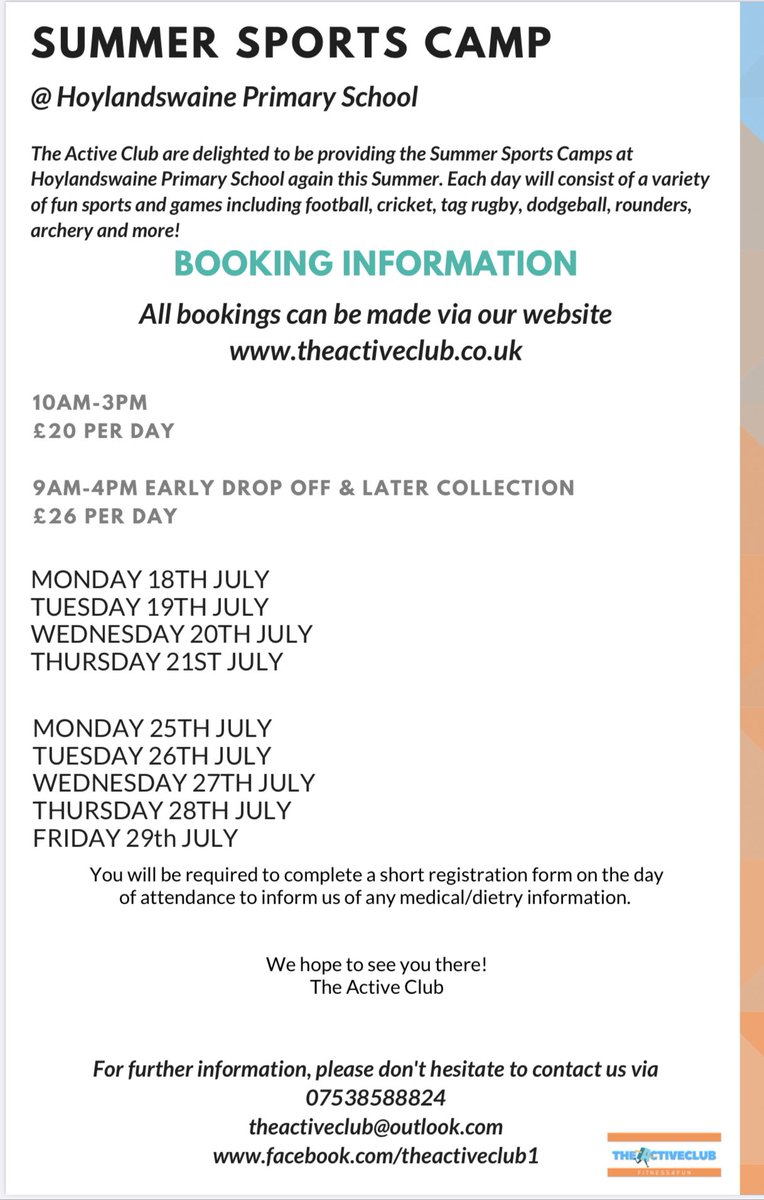 Book early to avoid disappointment 👍🏻