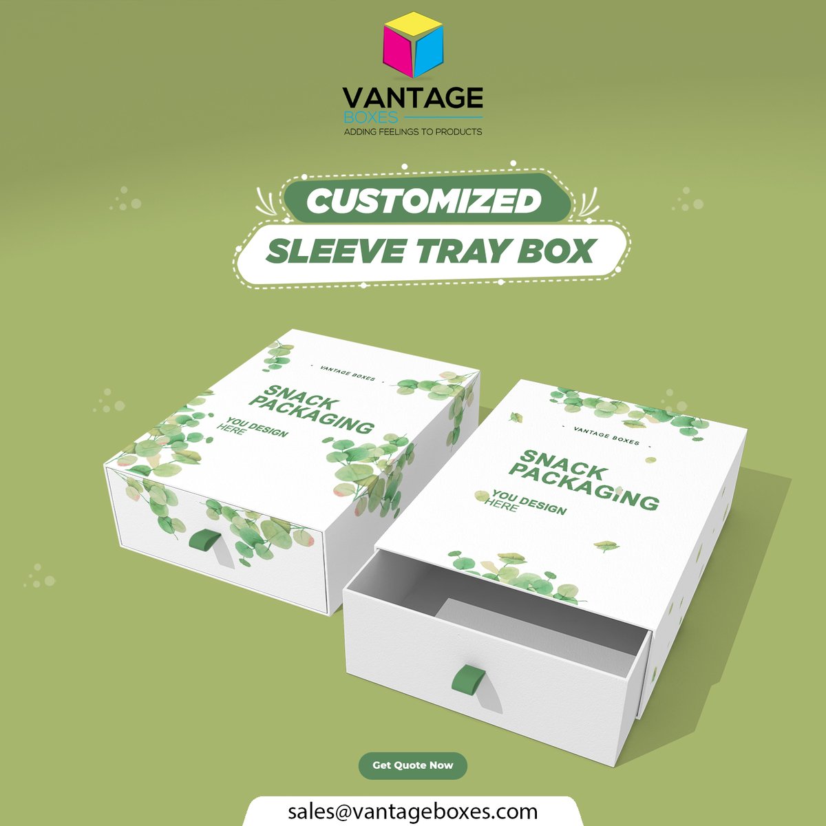 vantageboxes's tweet image. Custom 𝗦𝗹𝗲𝗲𝘃𝗲 𝗧𝗿𝗮𝘆 𝗕𝗼𝘅 by 𝗩𝗮𝗻𝘁𝗮𝗴𝗲 𝗕𝗼𝘅𝗲𝘀!
Box Style: 𝗦𝗹𝗲𝗲𝘃𝗲 𝗧𝗿𝗮𝘆 𝗕𝗼𝘅
Get a 𝗾𝘂𝗼𝘁𝗲 now! 👇
𝗙𝗿𝗲𝗲 Shipping 🚚
Call/WhatsApp📱: +1-347-416-6616
🛒 Shop Now: vantageboxes.com
#vantageboxes #sleevetrayboxes #trayboxes #packaging