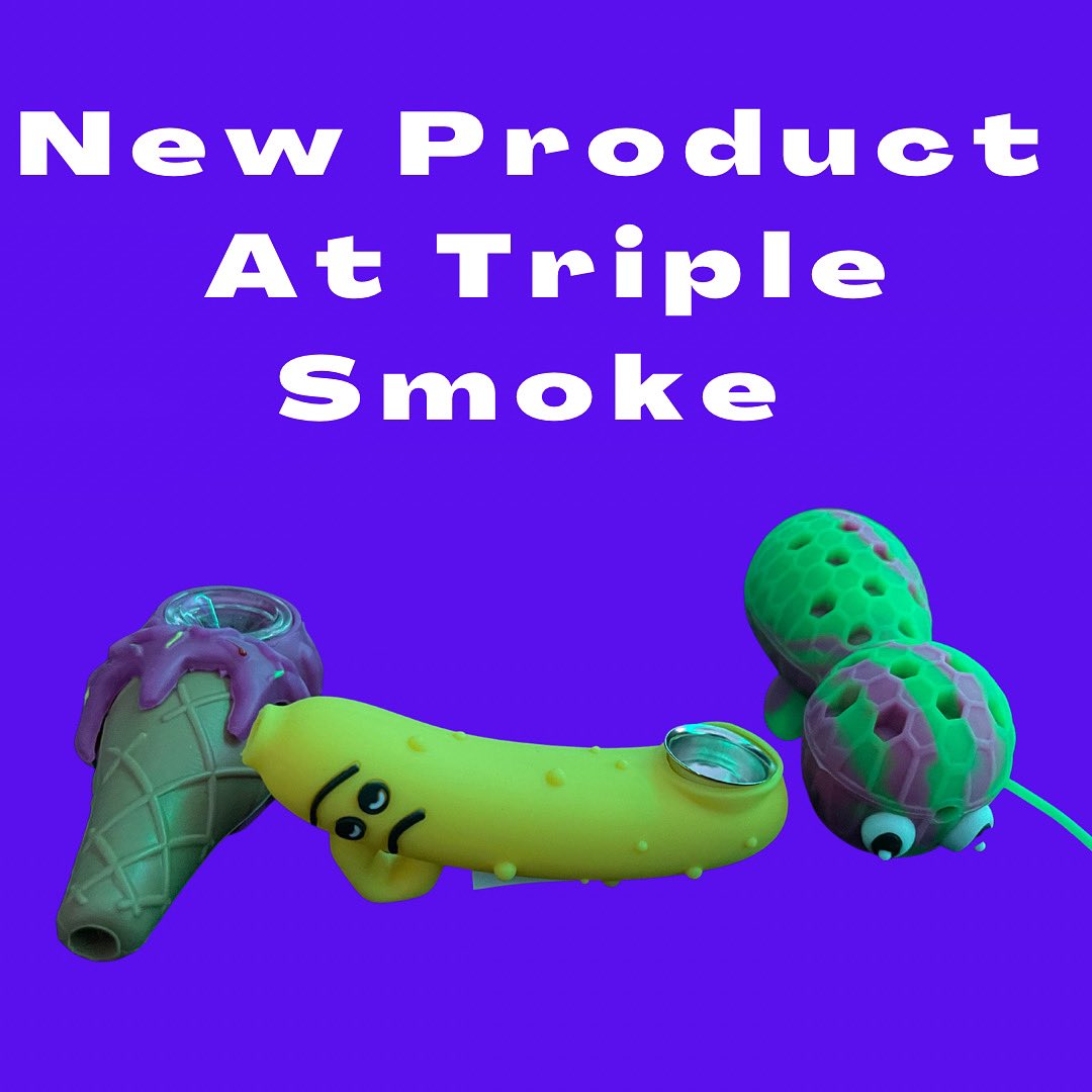 smoke_triple's tweet photo. Let’s get creative with our smoke. Triple Smoke has tons of different pipes for the ultimate smoking experience! Come check us out! 4207 Edgewater Dr. 💨 https://t.co/SXdW3f03dg