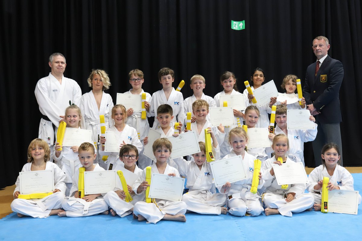 After school yesterday our young martial artists participated in their first Karate exam. We are incredibly proud to say that all of those participating earnt their yellow belt!