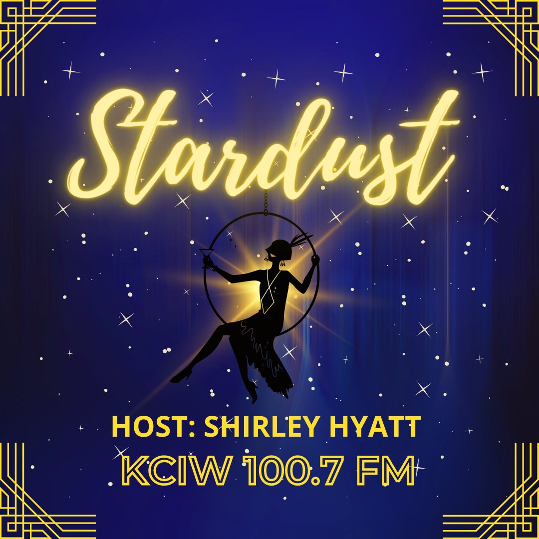 KCIWradio's tweet photo. "Stardust" is an hour music show featuring the great standards from the 1930's and 40's.  TUNE IN NOW! Thursday, 8am
⭐️✨🎶
https://t.co/lYXWv6KG13
@octoday @ocdigest @OregonCoastBuzz @oregonmusicnews https://t.co/WfFiOREzZF
