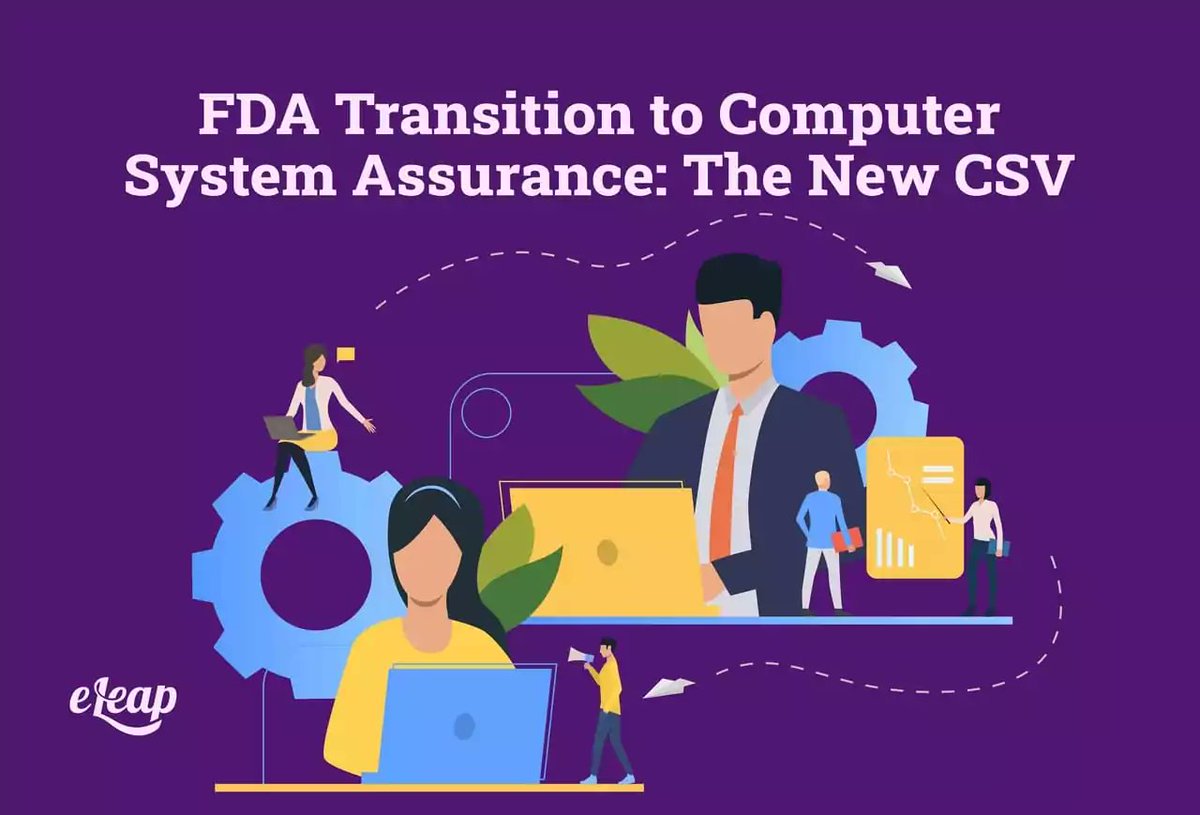 eLeaP's tweet image. 🖥️ FDA Transition to Computer System Assurance: The New CSV eleap.me/3yoxsGT #FDA #CVS #ComputerSystemAssurance #ComputerSystem