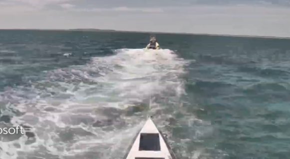 Land ho! <a href="/AI_Mayflower/">AI Captain - Mayflower Autonomous Ship</a> 
(US Coastguard required MAS to be towed in)