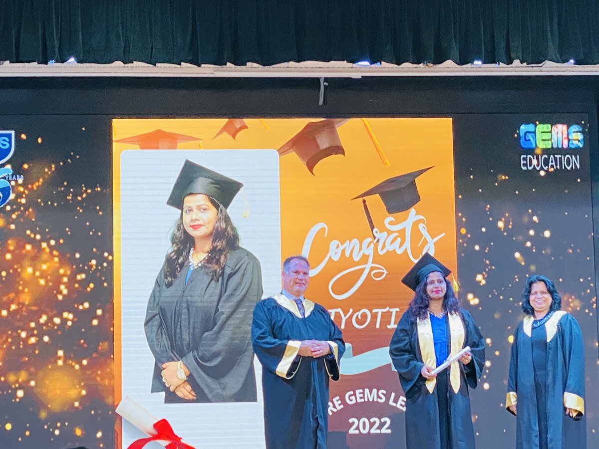 jyoti_paraddi's tweet photo. Recognition of achievements! Graduation ceremony on completion of Action Research!Thank you #GEMS for this royal treatment!#Leadership #Gemsfutureleaders #blessed #Tellal @official_TWS @TwsVijaya @ChandaUpreti26 @Sarabjit2017 @MercyJacob18 @NeelofarSaleem https://t.co/aeQuus29AV