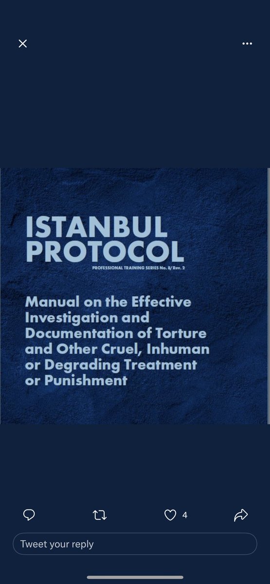 Denise_abboud's tweet photo. The revised edition (2022) of the #Istanbul_Protocol https://t.co/WtNJr6VwJy
#human_dignity #forensic_science #forensic_humanitarian_action #forensic_serves_humanity https://t.co/WMZwAAXugL