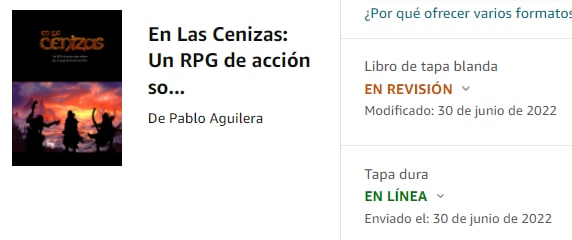 enlascenizas's tweet photo. YA DISPONIBLE LA EDICIÓN PREMIUM (tapa dura).

La standard (tapa blanda) sigue en revisión (es más estricta con los márgenes).

Muchas gracias a todos por el apoyo estos días.

https://t.co/TIP8BWRBUg https://t.co/W0IvdlBJue