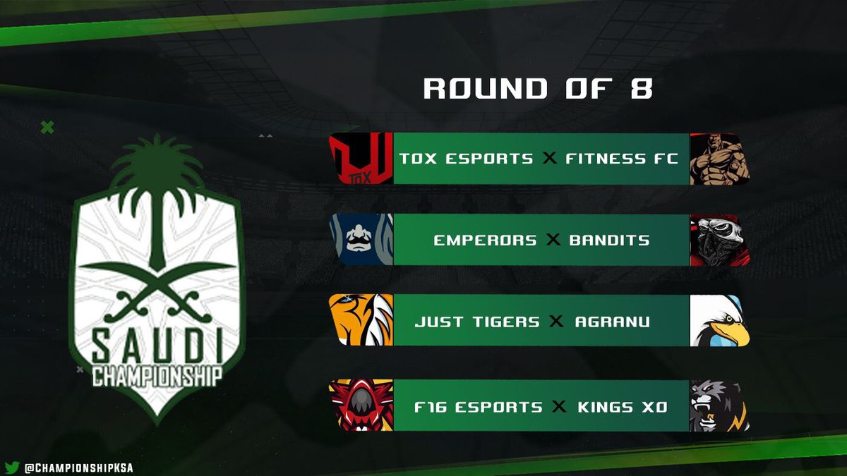 •

قرعة دور ال 8 
مباريات قوية ومنافسة شديدة كونو بالموعد

<a href="/iFiTNESS17/">FiTNESS FC</a>
<a href="/UpandDo/">Up & Down</a>

<a href="/BANDITS1FC/">B A N D I T S</a>
<a href="/EMPERORSFC/">EMPERORS</a>

 <a href="/Agresports/">Agranu Esports</a>
 <a href="/Just_Tigers/">J-Tigers</a>

 <a href="/KINGS_CF/">K i N G S XO</a>
 @F16_FIFA

#بروكلوب
