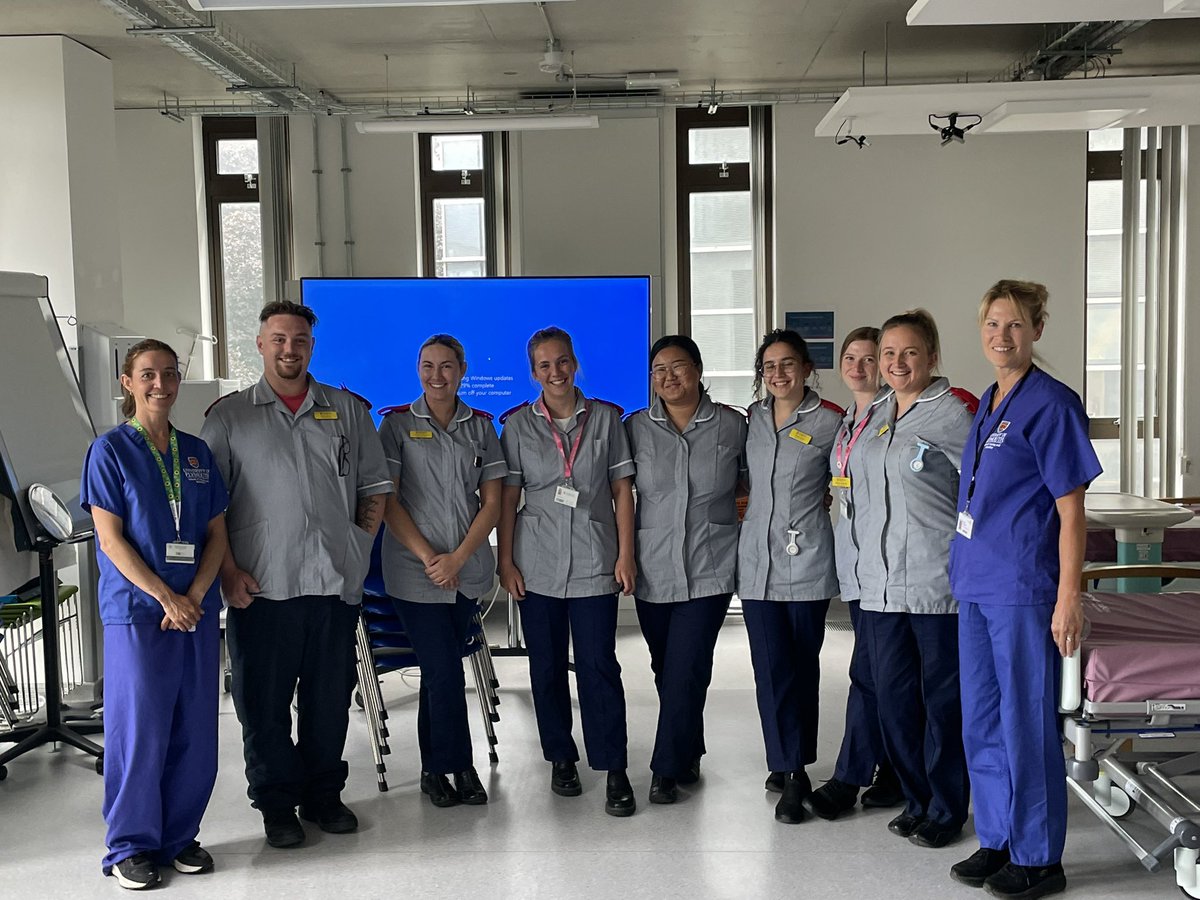 DepHeadClinEd's tweet photo. Fab day with #PUNC21 on #SimPlacement with #MedicinesManagement #ANTT #Venepuncture and #VRSim on #CardiacArrest and #Suicide and #SubstanceMisuse. Thanks @PUNC14 for your enthusiasm ❤️ https://t.co/QlD8bJK991