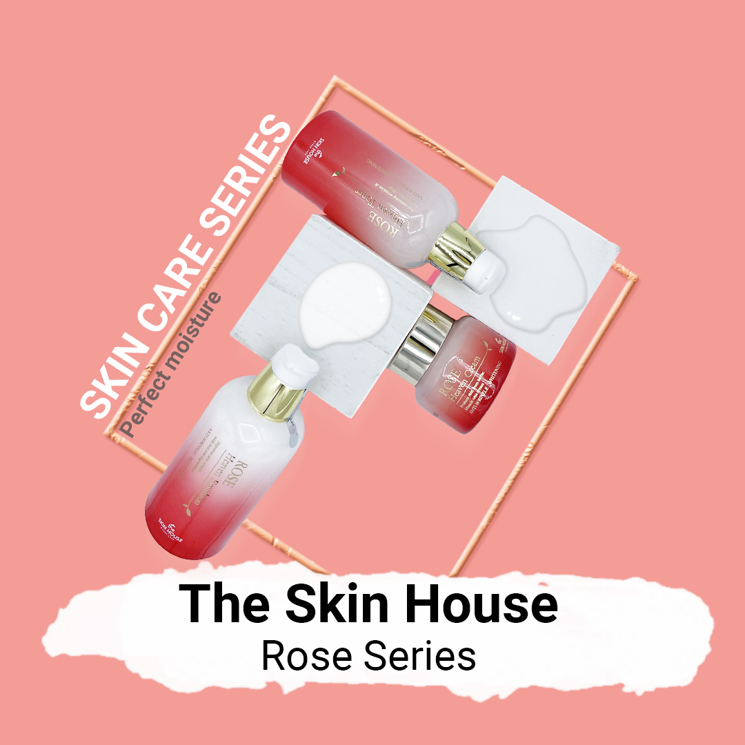 🌹 #TheSkinHouse 's #RoseHeaven line is ideal for anti-aging at a young age, which moisturizes skin, tightens the skin and smoothes wrinkles, acquiring radiance, purity and elasticity. #antiwrinkle #kbeauty #skincareroutine #skincareaddict #스킨케어 #더스킨하우스 #everydayemall