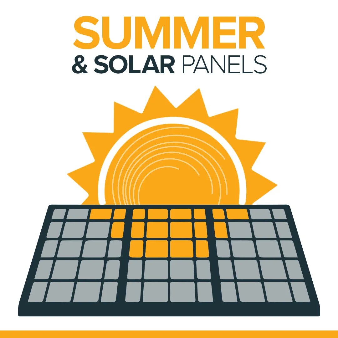 jonathanseibrt's tweet photo. The angle of the sun, coupled with the strength of the sun’s radiation, means that some solar systems can generate twice the electricity in summer. @VisionSolar shares some additional benefits to #gosolar this #summer: https://t.co/02LLhlAqhd https://t.co/NT7eaF66mR
