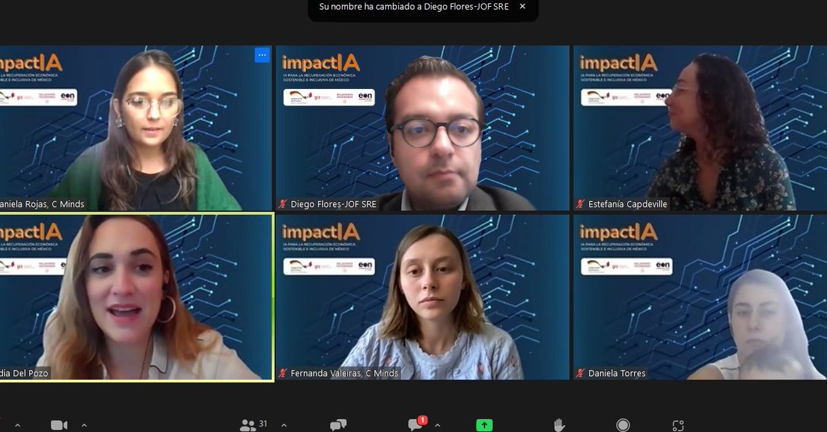 DiegoFloresJ's tweet photo. Esta mañana presentamos el reporte #ImpactIA #InteligenciaArtificial para la recuperación económica sostenible e inclusiva de México.
Un esfuerzo en conjunto con recomendaciones puntuales de parte de @GIZMexico @SRE_mx @imatiasromero @CMinds_co.
https://t.co/dpwigNoXR5 https://t.co/hc6EbQylYV
