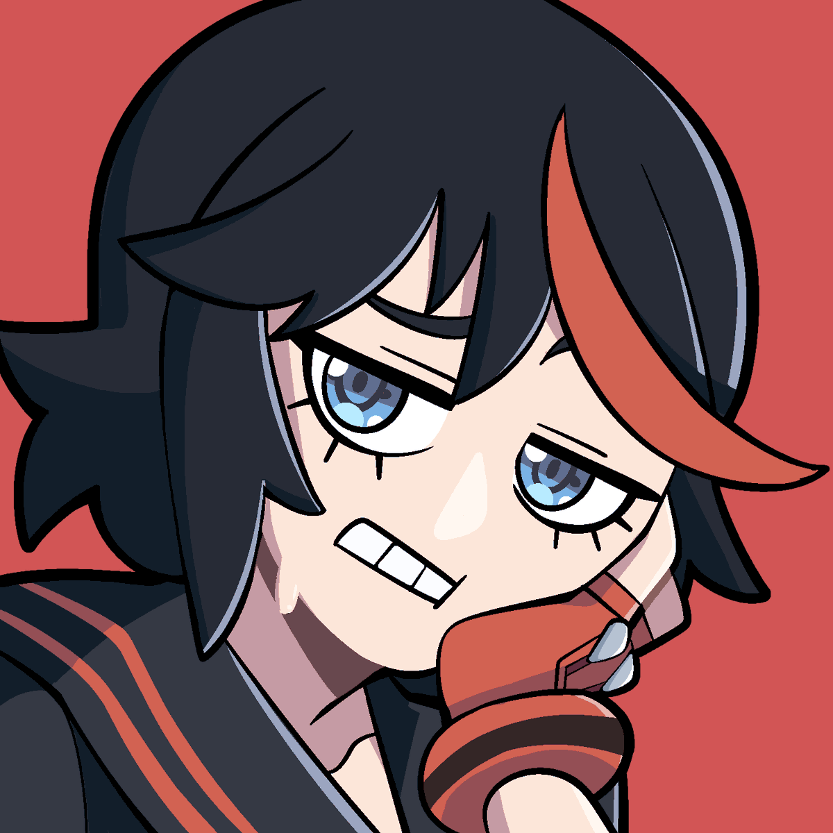 纏流子 「Quick Ryuko doodle 」|krempeggedのイラスト