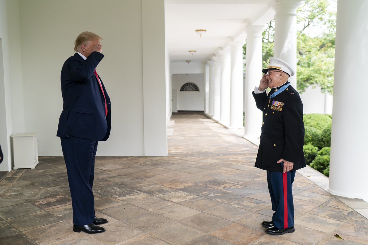 DanScavino's tweet photo. RIP Hershel "Woody" Williams
❤️🤍💙🙏🇺🇸 https://t.co/obSTSuKz3W