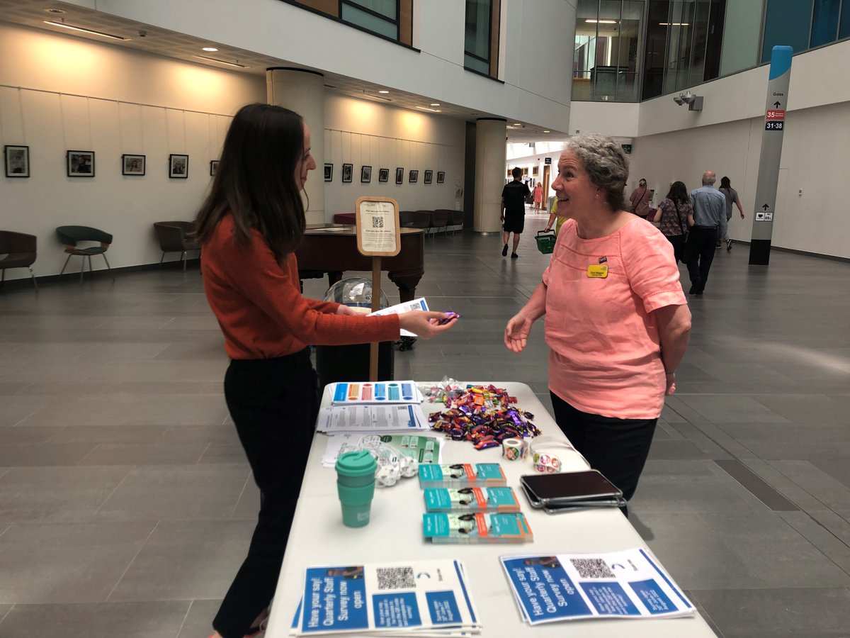 What a great experience chatting to our amazing staff about Wellbeing and Freedom to Speak Up support. #YourVoiceMatters
<a href="/NBT_FTSU/">NBT Freedom to Speak Up (FTSU)</a> <a href="/NorthBristolNHS/">North Bristol NHS Trust</a> <a href="/PandTNBT/">People Team at NBT</a> 😀📢