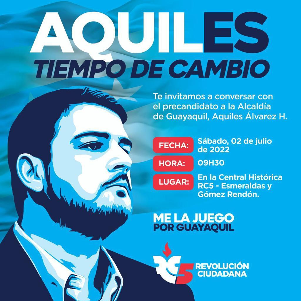 Jrc5Guayasd2's tweet photo. Todos juntos este sabado a conocer nuestro precandidato a la alcaldia de guayaquil @aquilesalvarez @GYEesPasion https://t.co/KjOCHNwL40