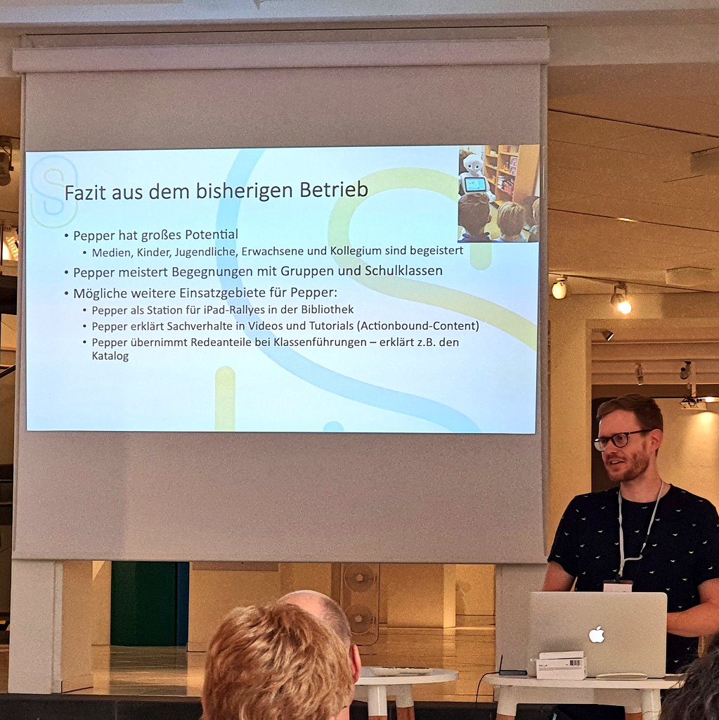 Benjamin Flämig (@benjaminflaemig) on Twitter photo So mühsam. Da entwickelt die Stadtbibliothek Spandau tolle Ideen für <a href="/PepperTheRobot/">Pepper</a>, löst damit ein tolles Echo bei Benutzer*innen, <a href="/bzberlin/">BZ Berlin B.Z.</a> sowie <a href="/morgenpost/">Berliner Morgenpost</a> aus und dann blockiert der Datenschutzbeauftragte des Bezirks das Projekt & die direkte Aussprache seit Monaten. 😔 So mühsam. Da entwickelt die Stadtbibliothek Spandau tolle Ideen für <a href="/PepperTheRobot/">Pepper</a>, löst damit ein tolles Echo bei Benutzer*innen, <a href="/bzberlin/">BZ Berlin B.Z.</a> sowie <a href="/morgenpost/">Berliner Morgenpost</a> aus und dann blockiert der Datenschutzbeauftragte des Bezirks das Projekt & die direkte Aussprache seit Monaten. 😔