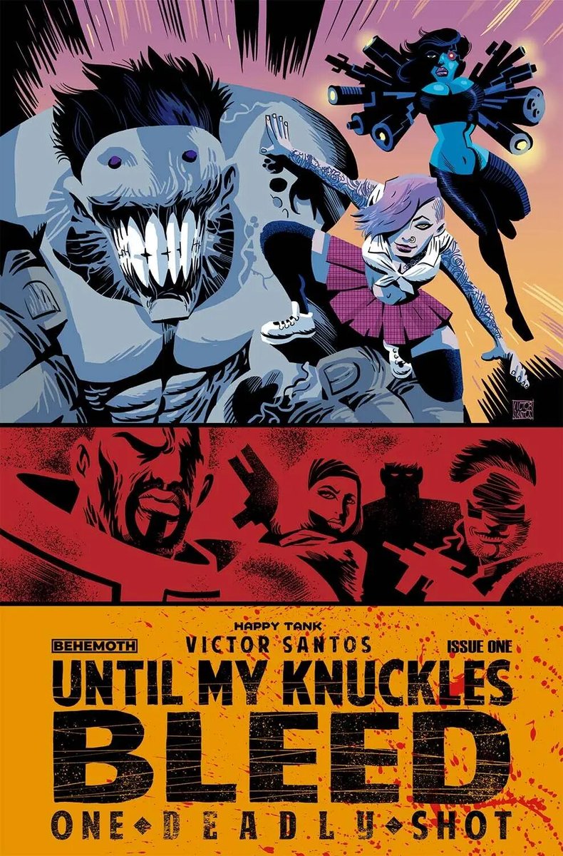 polarcomic's tweet photo. WIP from Until my Knuckles Bleed: One-Deadly-Shot cover, introducing the 90s team with the most stupid designs and codenames ever conveived! Meet Chewer, Hentai and Silicon-Eve!
@allhailbehemoth @happytankcomics #UMKB
https://t.co/sbsCNSJUq7 https://t.co/xZCkNSYBHL