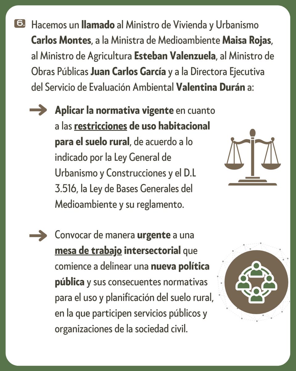 RaicesDelViento's tweet photo. Invitamos a las autoridades a comprometerse en abordar esta urgencia, modernizar las normas vigentes y crear una política nacional de suelo que sea justa con el medioambiente y las personas #parcelaciondescontrolada #ruralnoesurbano #protegerlorural #regulaciondelsuelorural https://t.co/Z7sqy0DHpg