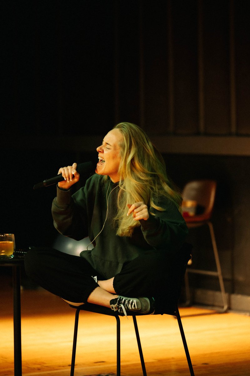 Adele's tweet image. Who’s ready for tomorrow!?