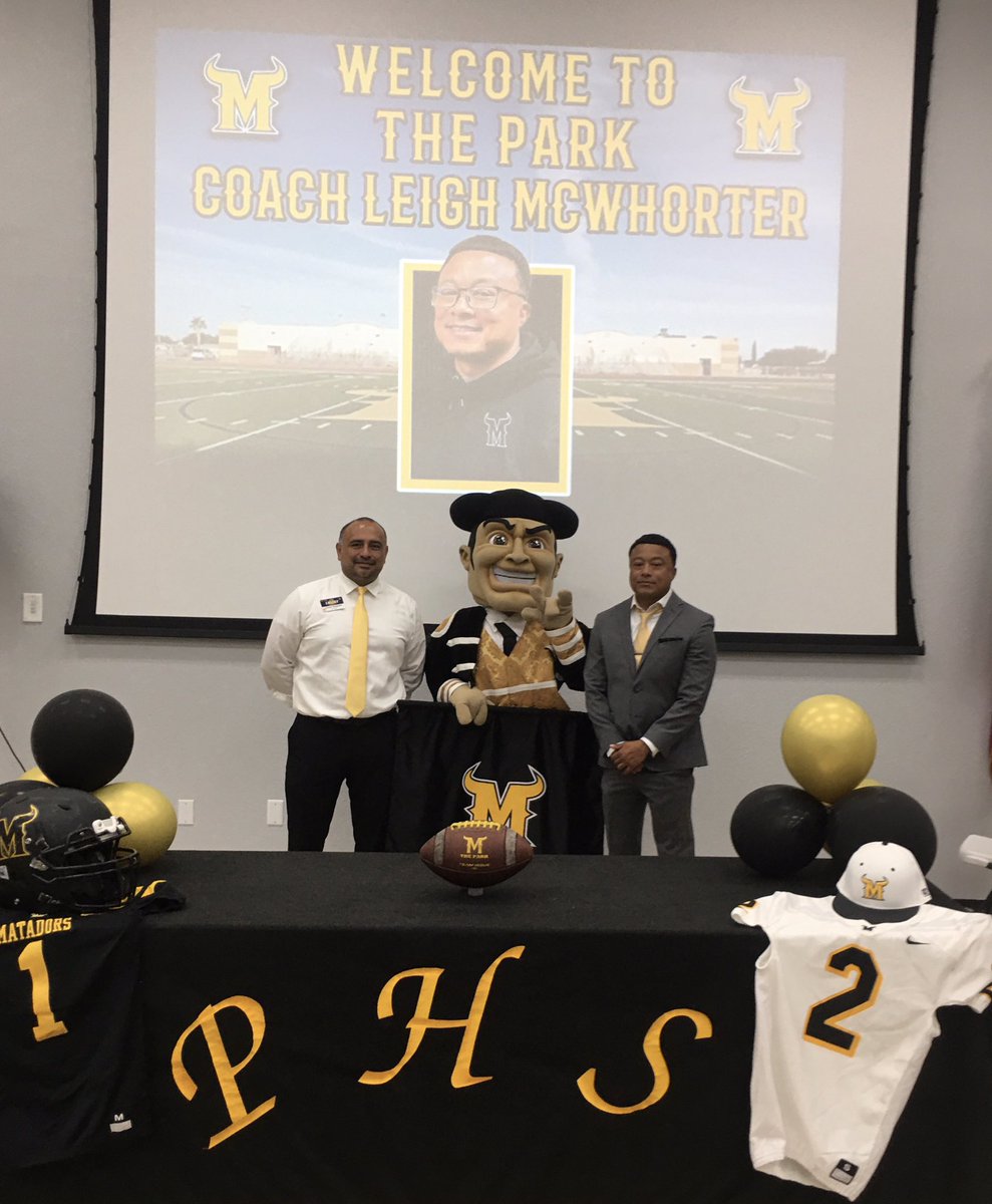 Welcome to #ThePark @leighadrian! Can’t wait to see what this season will bring with you as our new Athletic Coordinator and Head Football Coach!