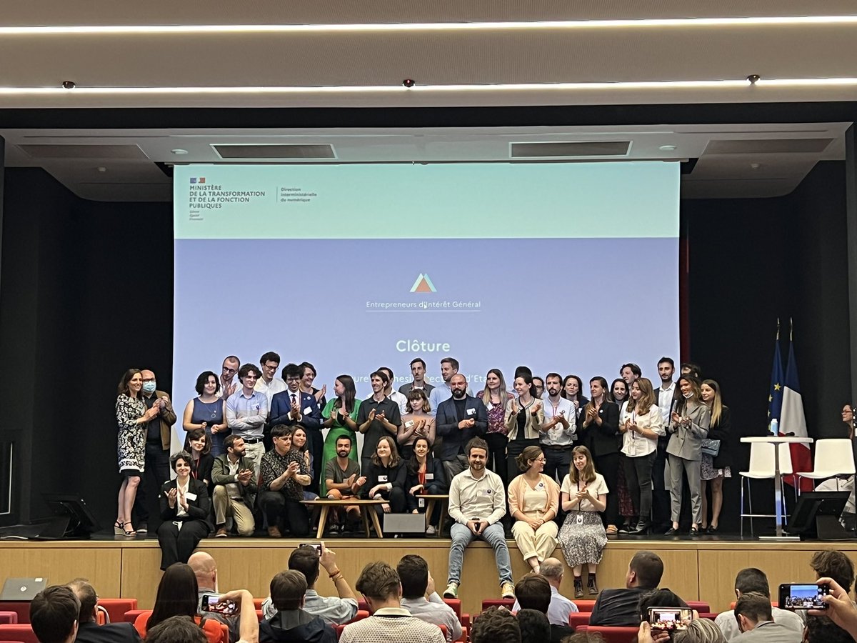 👏 Félicitations à tous les Entrepreneurs d’intérêt général de la 5e promotion <a href="/eigforever/">Entrepreneur(e)s d'intérêt général</a> pour la réussite de leurs défis innovants !

Rendez-vous très vite pour découvrir la 6e promotion. #RencontreEIG
