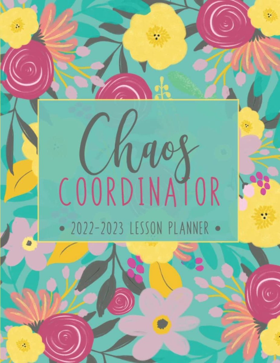 READING PDF 20222023 Lesson Planner Weekly and Monthly Calendar