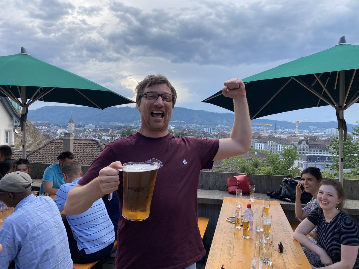 neurosci_dmc's tweet photo. Congratulations to Josua Zimmermann (doesn’t care about Twitter) for successfully defending the thesis “Something Involving Serotonin” #PhDone #hecouldnthavedoneitwithoutme https://t.co/ZtnQXaASxR