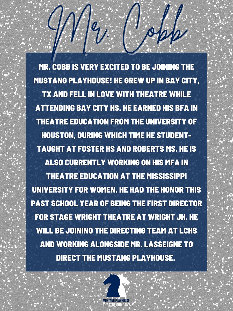 Welcome to the team, Mr. Cobb!