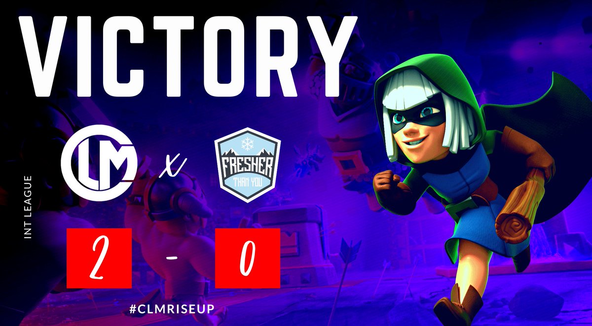 Second match in <a href="/INTLeague03/">INT League</a> and second victory, gj boys and ggs <a href="/FTY_CR/">#FTY CR</a> 
Staff:
<a href="/Mrdavid031/">Bruno David</a> 
Players:
<a href="/UnknownCR10/">Unknown™️</a>
<a href="/Babypro88/">Babypro</a> 
<a href="/JesusP_CR/">JesúsP</a> 
<a href="/dudu_cr8/">Dudu™</a>