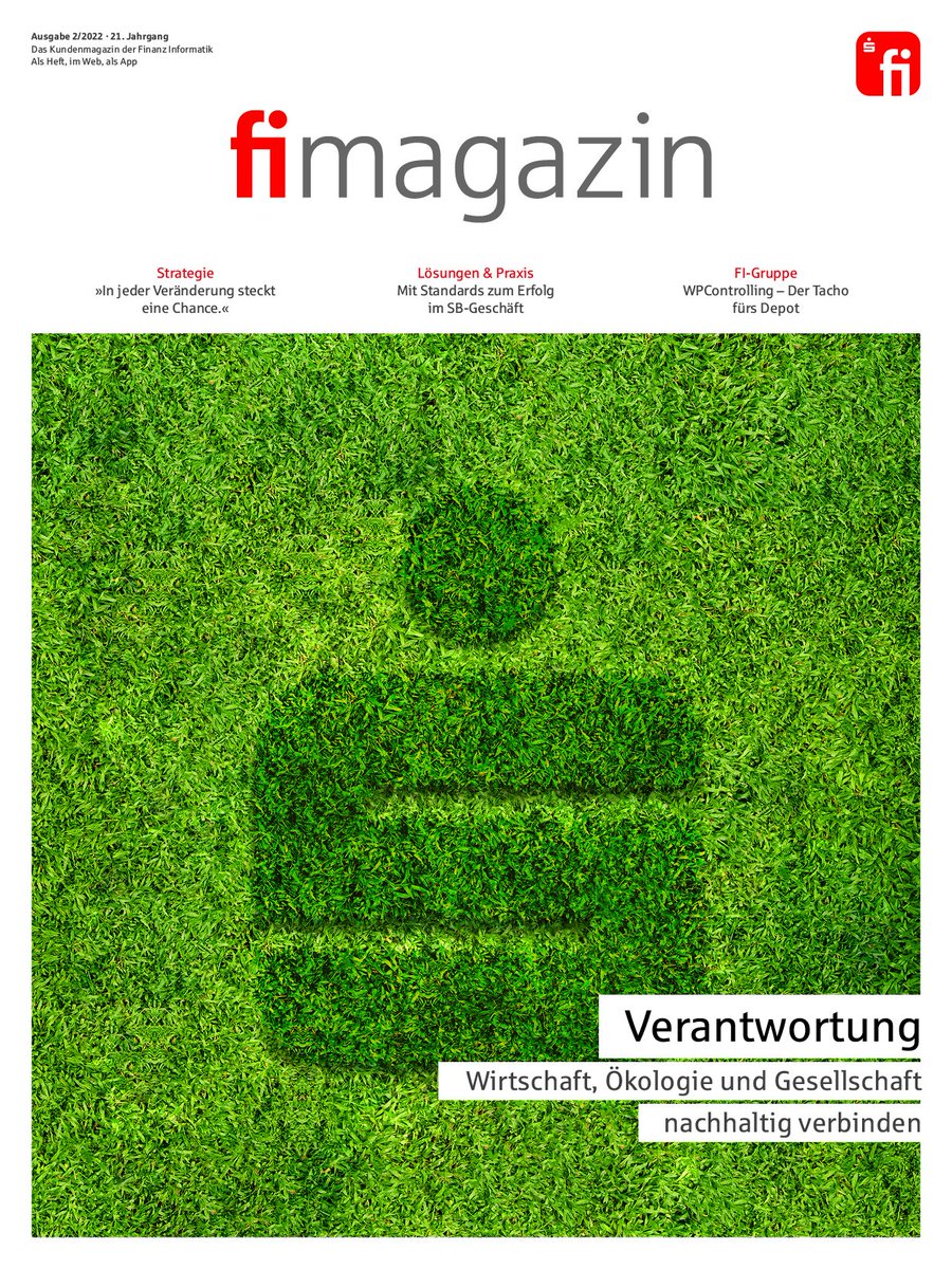 Finanz Informatik (FI) (@fi_ffm) on Twitter photo Das neue FI-Magazin ist da! Als Heft, im Web (fi-magazin.de) und als App - wir sind überall dort, wo man uns liest. Schwerpunkt der Ausgabe #2 ist #Nachhaltigkeit und was die <a href="/FI_FFM/">Finanz Informatik (FI)</a> dazu unternimmt. Hier gleich online lesen: fi-magazin.de/Die-FI-ueberni… /os Das neue FI-Magazin ist da! Als Heft, im Web (fi-magazin.de) und als App - wir sind überall dort, wo man uns liest. Schwerpunkt der Ausgabe #2 ist #Nachhaltigkeit und was die <a href="/FI_FFM/">Finanz Informatik (FI)</a> dazu unternimmt. Hier gleich online lesen: fi-magazin.de/Die-FI-ueberni… /os