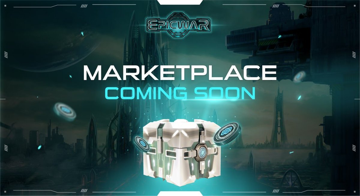 the_epic_war's tweet photo. MARKETPLACE IS COMING SOON
Minigame: Guess New Feature is over. Congrats on @anaccosta01 who have the correct answer and win a Mystery Box
Epic War will officially release #Marketplace in July with many functions. Your mystery box will be distributed soon. 
Stay tuned!
#EpicWar https://t.co/pInjcINRwK