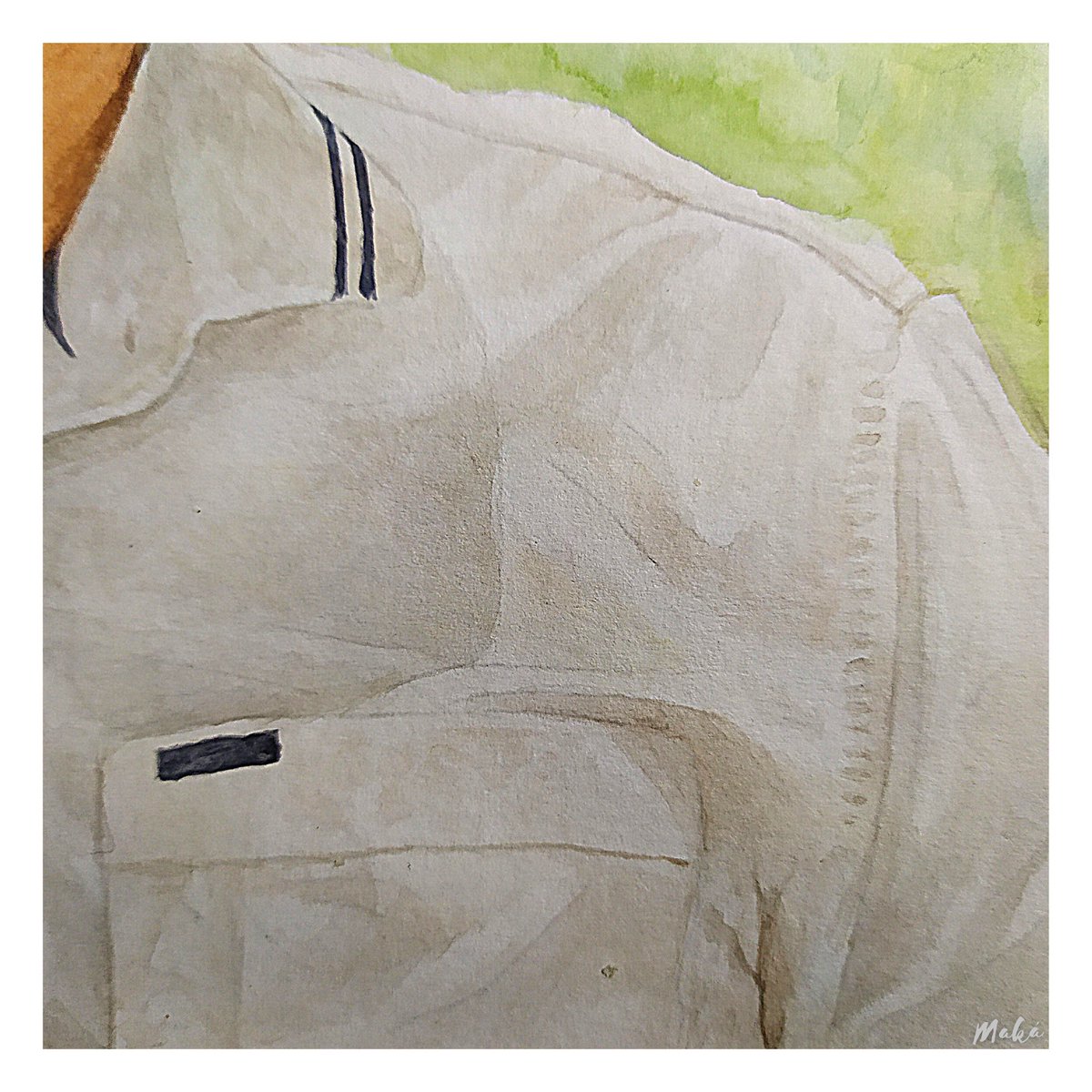 makasiningph's tweet photo. Magic ng mga white na damit: kada lingon mo sa reference nadadagdagan ng kulay. Biglang may pink, yellow, green, rainbow.
Posting my latest portrait commission tomorrow.
#watercolor #portrait #commission https://t.co/YXzHfOOgaN