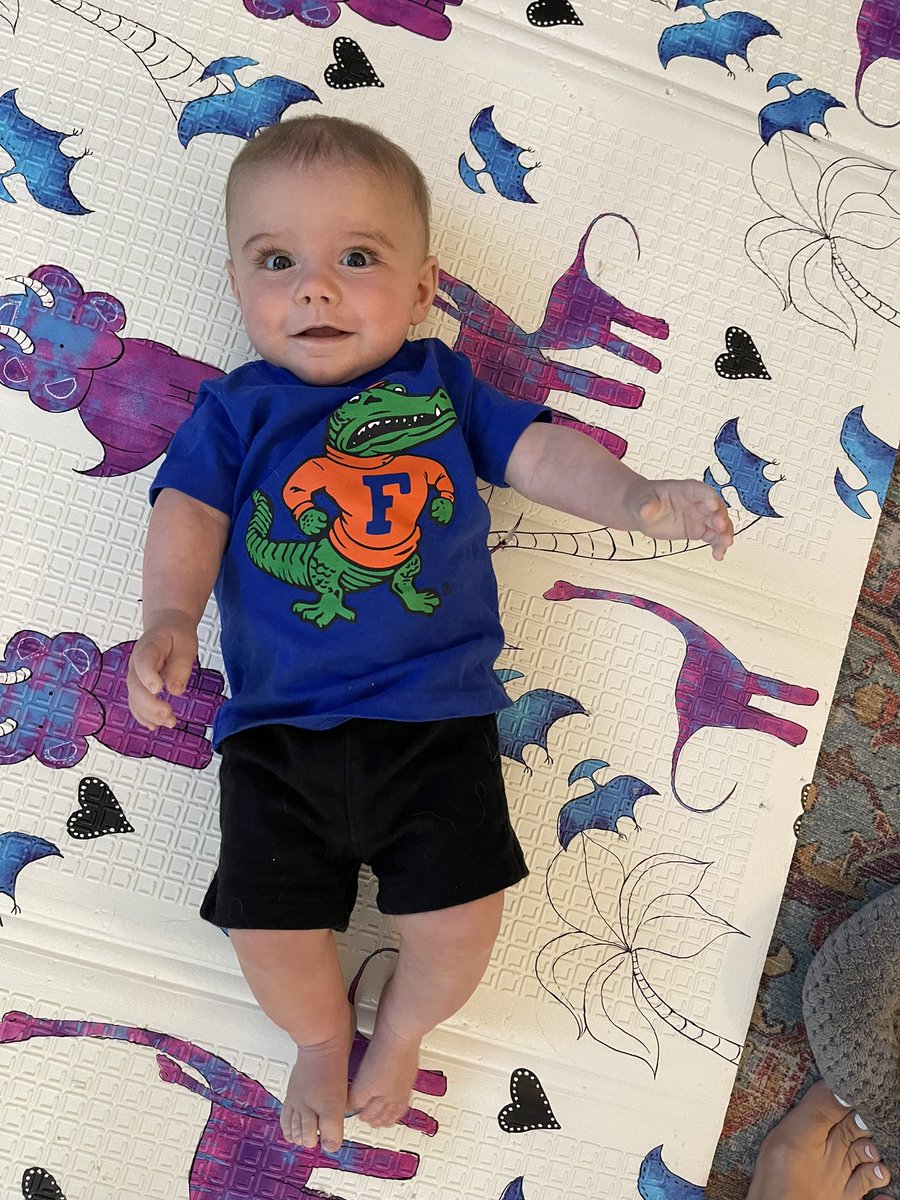 haileyiridescen's tweet photo. @FloridaGators youngest fan! 🐊 https://t.co/e8Glg1F3R6