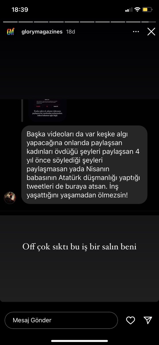 nasi bi kitle abi bunlar suna bak adamin kadin dusmanligi yapmasinin bile ustunu ortup guzelleme yapiyolar sonra suc paylasanda oluyo NSJDJDJKDKD 

Şampiyonluğaİnan Nisa1890