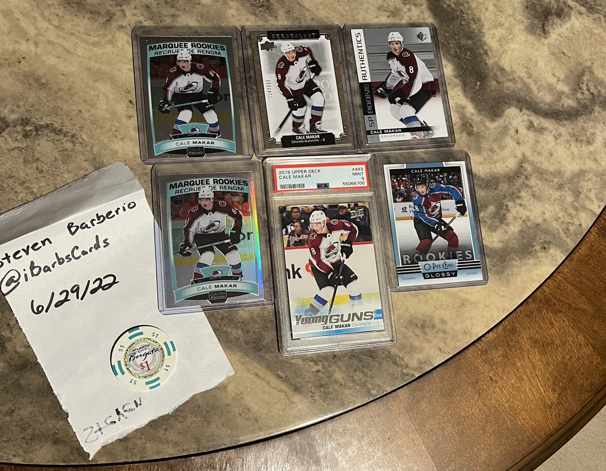 iBarbsCards's tweet photo. @ILOVECOLLECTIN1 @a_pep11 Looking for $500 for the lot. Everything below comps https://t.co/rDwqPVinkx